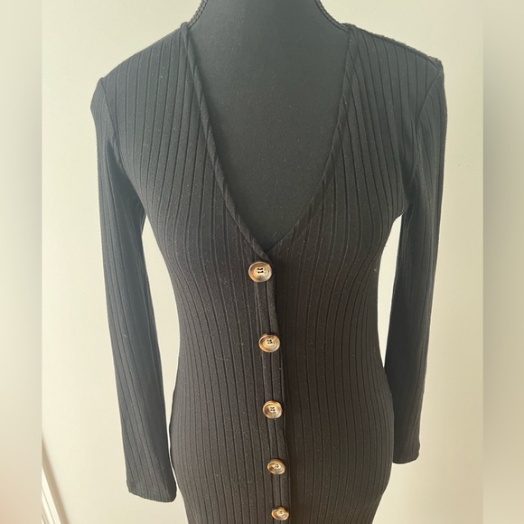 DYNAMITE Ribbed Sweater Dress - Picture 3 of 5